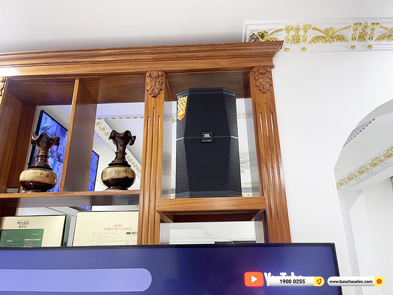 Lắp đặt dàn karaoke JBL hơn 47tr cho cô Hà ở Bình Dương (JBL XS10, Crown T5, KX180A, BCE VIP 3000)