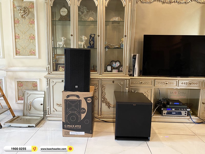 Lắp đặt dàn karaoke gia đình cô Uyên tại Bình Dương