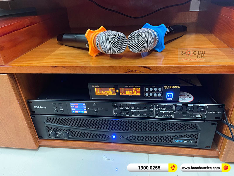 dàn karaoke của gia đình anh Hải