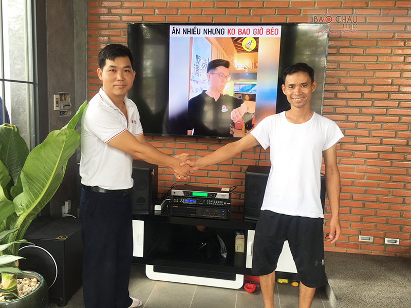 Dàn karaoke gia đình anh Kiên tại Bình Dương 