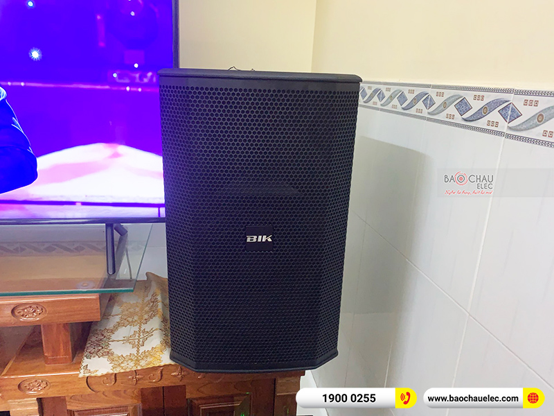 Lắp đặt dàn karaoke gia đình anh Tuấn