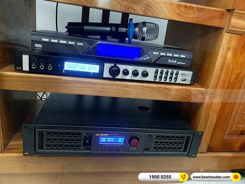 Lắp đặt dàn karaoke gia đình anh Tuấn