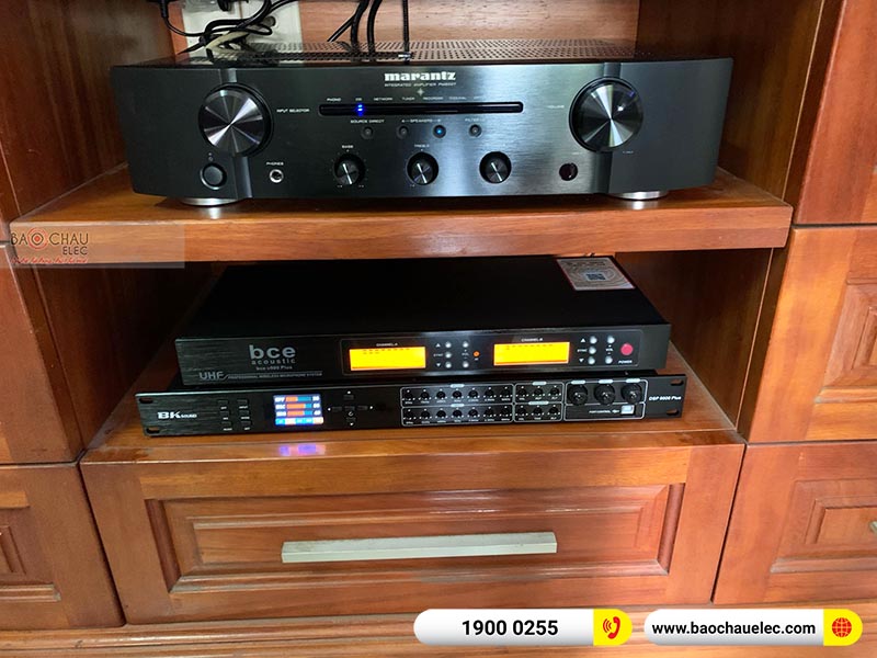Dàn nghe nhạc - hát karaoke gia đình anh Đức