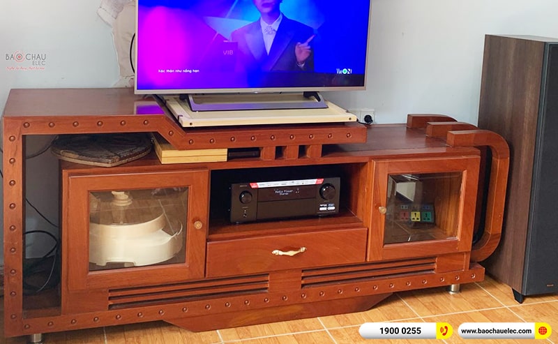 Lắp đặt dàn nghe nhạc trị giá gần 70 triệu cho anh Thiện tại Bình Dương (Klipsch RP-8000F II, Denon AVC X4700H)