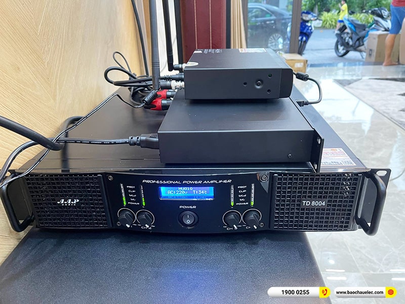 Lắp đặt dàn karaoke trị giá hơn 70 triệu cho chị Vân tại Cần Thơ (JBL XS12, AAP TD8004, KX180A, BJ-W88 Plus, JBL VM300) 