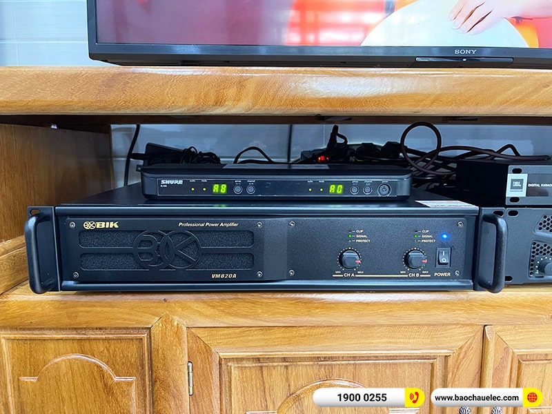 Lắp đặt dàn karaoke trị giá hơn 60 triệu cho anh Hiệp tại Cần Thơ (BMB CSS 1212SE, VM820A, APP MZ86, KX180A, BJ-W88 Plus) 