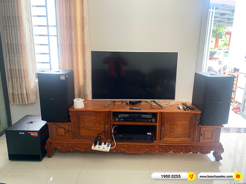 Lắp đặt dàn karaoke trị giá khoảng 40 triệu cho anh Hưng tại Cần Thơ (Alto AT2000II, VM620A, KP500, TX212S, U900 Plus X)
