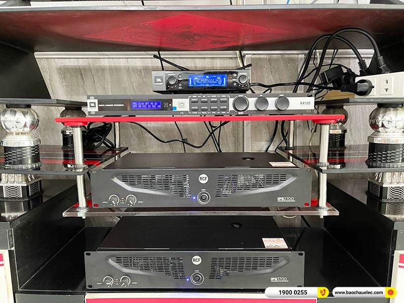 Lắp đặt dàn karaoke trị giá hơn 150 triệu cho anh Lợi tại Bạc Liêu (RCF CMAX 4112, IPS 2700, IPS 3700, KX180A, RCF S8018II, VM200)