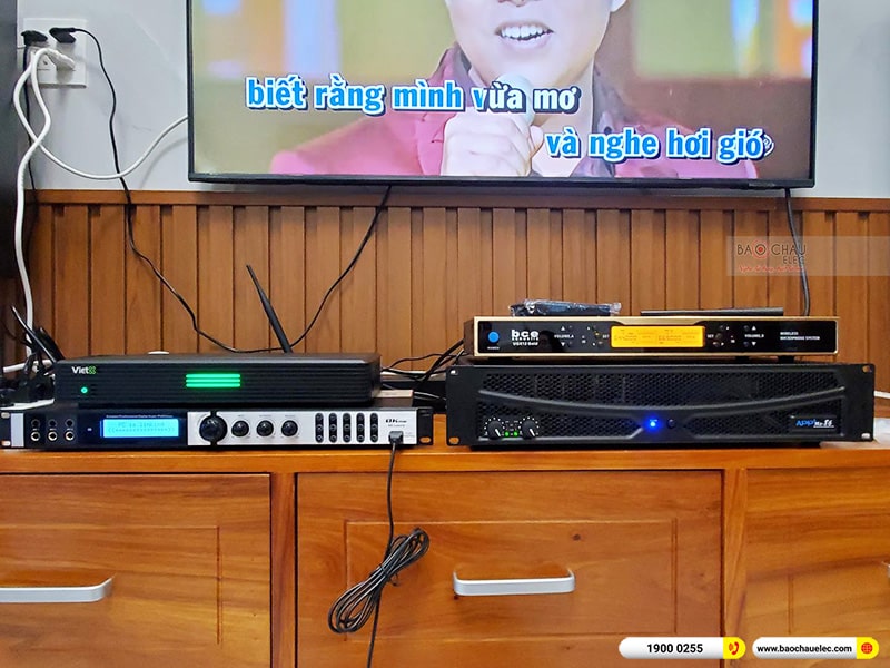 Lắp đặt dàn karaoke trị giá hơn 50 triệu cho anh Nghĩa tại Cần Thơ