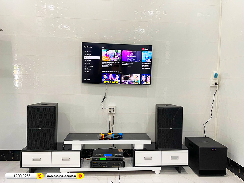 Lắp đặt dàn karaoke trị giá hơn 30 triệu cho anh Nguyên tại Cần Thơ (Alto AT2000II, VM620A, KP500, Alto TX212S, U900 Plus X)
