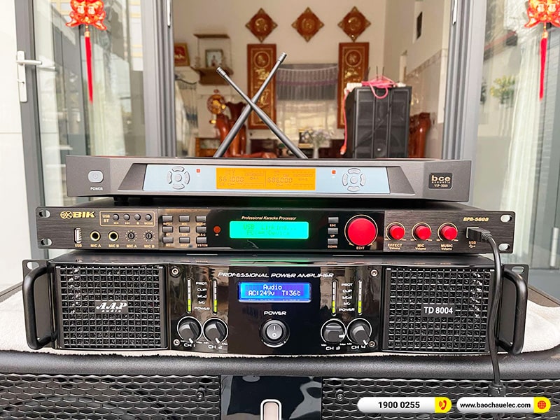 Lắp đặt dàn karaoke trị giá khoảng 70 triệu cho anh Phi tại Cần Thơ (RCF EMAX 3112 MK2, TD8004, BPR-5600, BJ-W88 Plus, VIP3000)