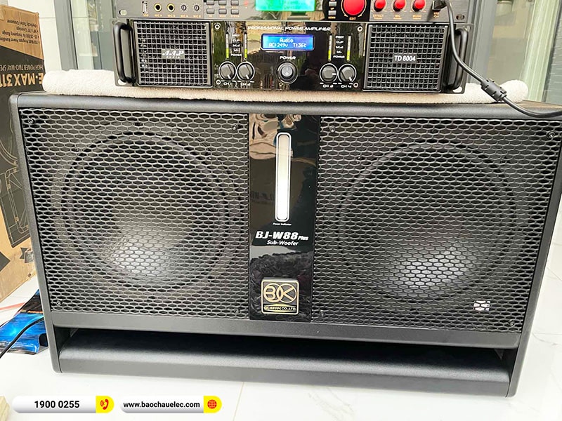 Lắp đặt dàn karaoke trị giá khoảng 70 triệu cho anh Phi tại Cần Thơ (RCF EMAX 3112 MK2, TD8004, BPR-5600, BJ-W88 Plus, VIP3000)