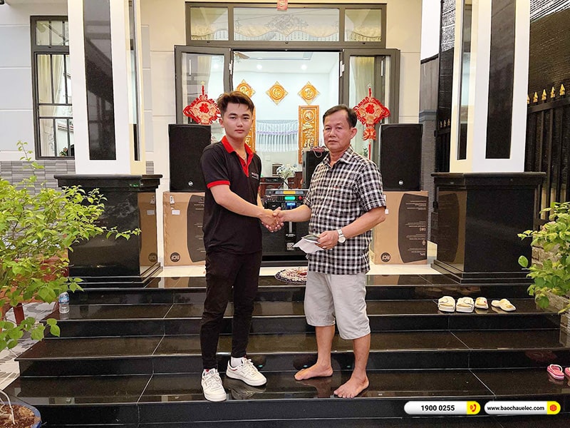 Lắp đặt dàn karaoke trị giá khoảng 70 triệu cho anh Phi tại Cần Thơ (RCF EMAX 3112 MK2, TD8004, BPR-5600, BJ-W88 Plus, VIP3000)