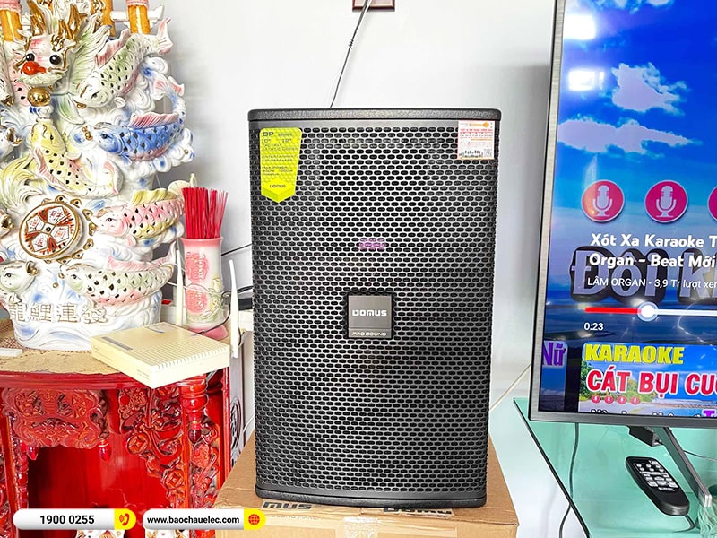 Lắp đặt dàn karaoke trị giá hơn 40 triệu cho anh Phong tại Sóc Trăng (Domus DP6120 Max, VM620A, BPR-8500, Alto TS312S)