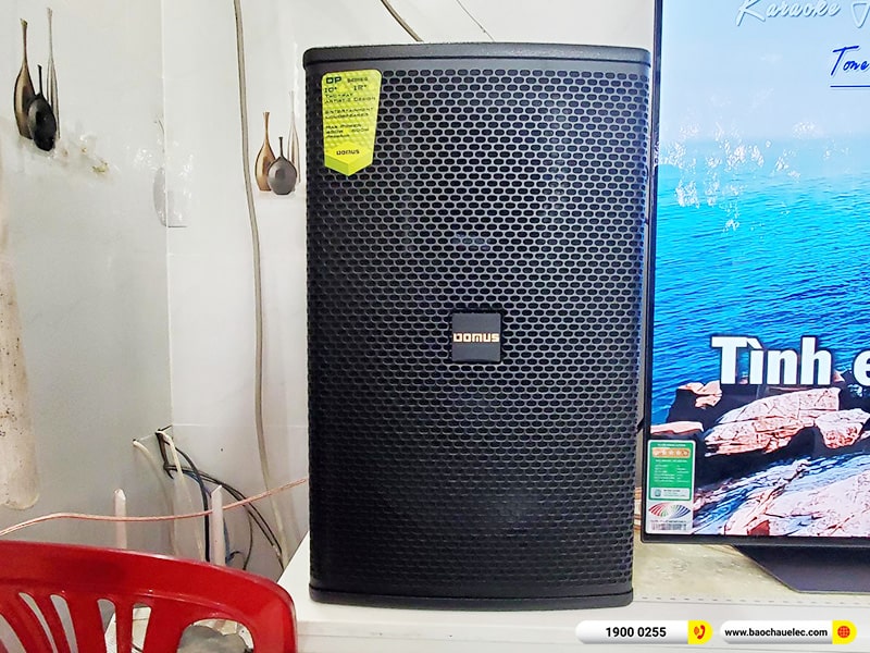 Lắp đặt dàn karaoke trị giá gần 50 triệu cho anh Phương tại An Giang (Domus DP6120, VM830A, BPR-5600, BJ-W66 Plus, UGX12 Luxury) 