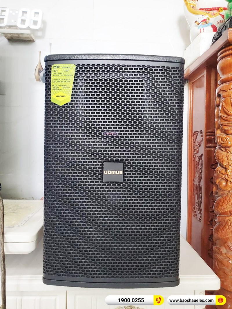 Lắp đặt dàn karaoke trị giá gần 50 triệu cho anh Phương tại An Giang (Domus DP6120, VM830A, BPR-5600, BJ-W66 Plus, UGX12 Luxury) 