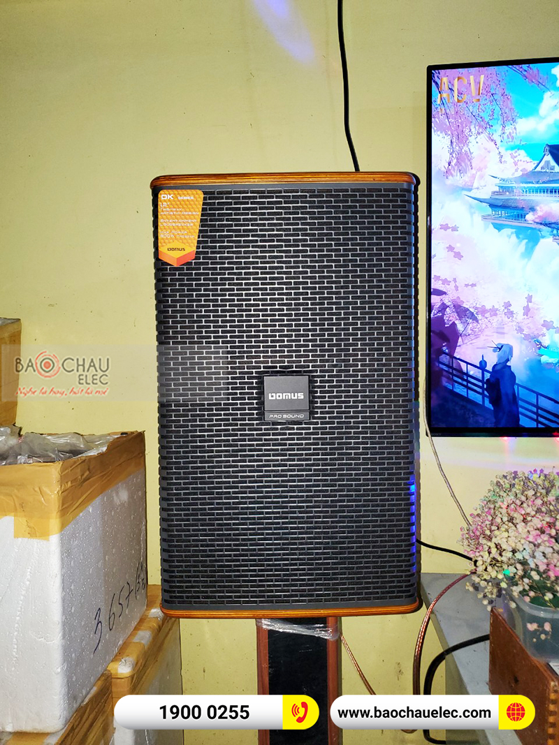 Dàn karaoke gia đình anh Tiến