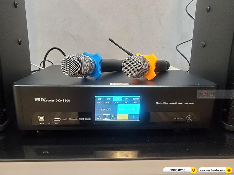 Lắp đặt dàn karaoke trị giá hơn 40 triệu cho anh Tùng tại An Giang (JBL XS10, BKSound DKA 8500, JBL A100P)