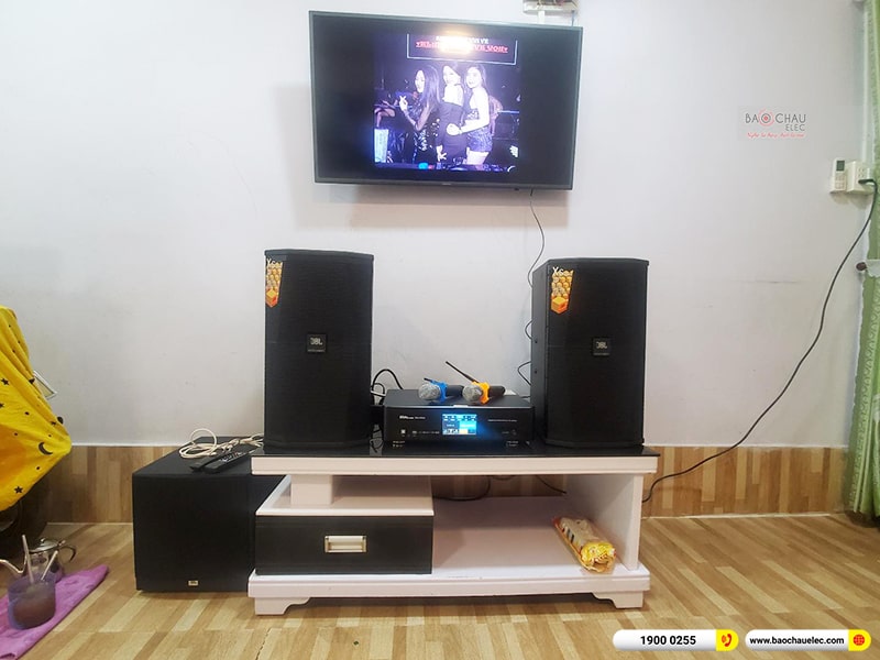 Lắp đặt dàn karaoke trị giá hơn 40 triệu cho anh Tùng tại An Giang (JBL XS10, BKSound DKA 8500, JBL A100P)