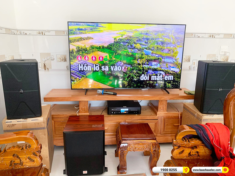 Lắp đặt dàn karaoke trị giá hơn 20 triệu cho chị Lý tại Cần Thơ (Alto AT1000II, BKSound DKA 6500, BKSound SW612) 