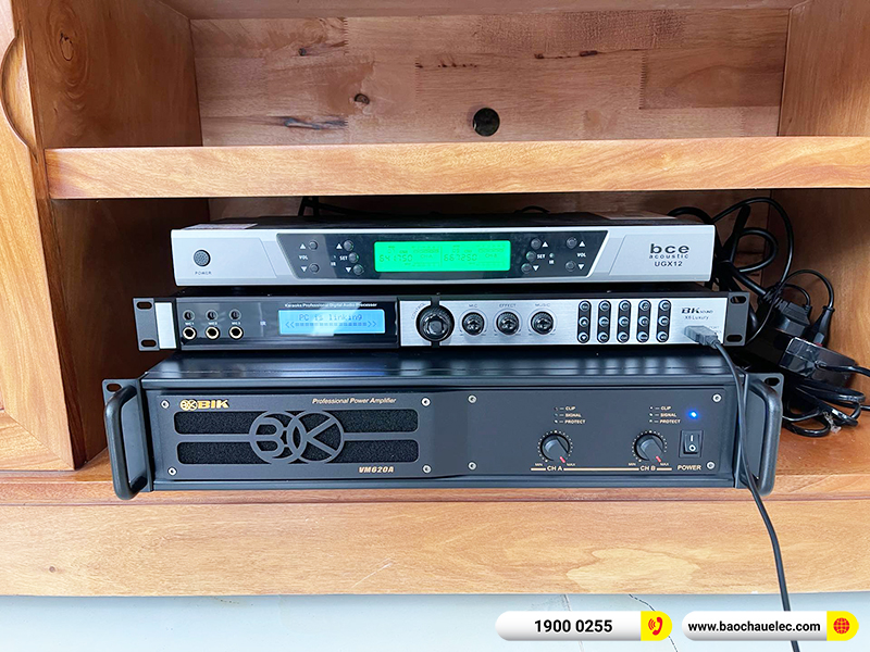 Lắp đặt dàn karaoke trị giá gần 40 triệu cho chị Trinh tại Sóc Trăng (Domus DP6120, VM620A, X6 Luxury, SW612B, BCE UGX12) 