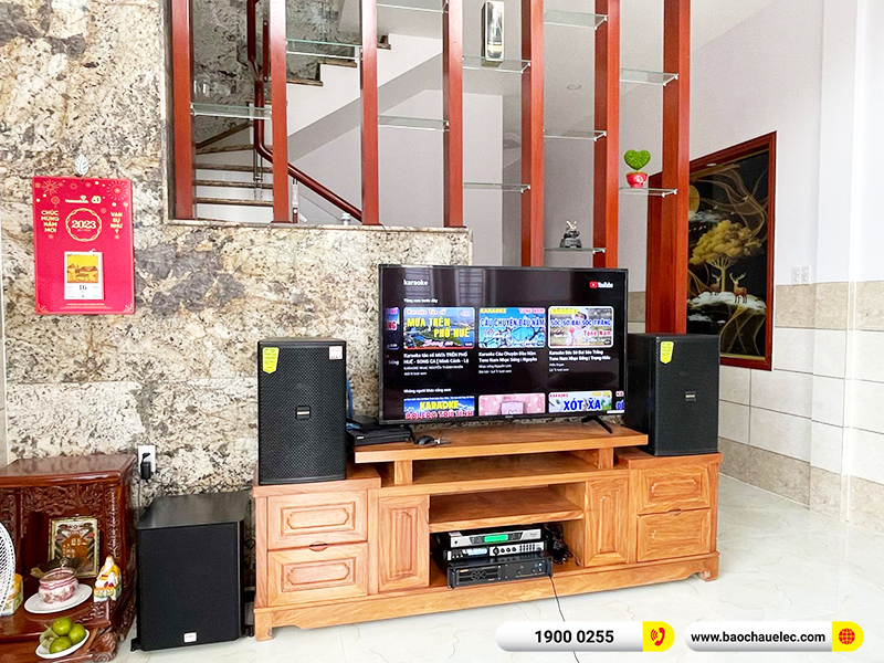 Lắp đặt dàn karaoke trị giá gần 40 triệu cho chị Trinh tại Sóc Trăng (Domus DP6120, VM620A, X6 Luxury, SW612B, BCE UGX12) 