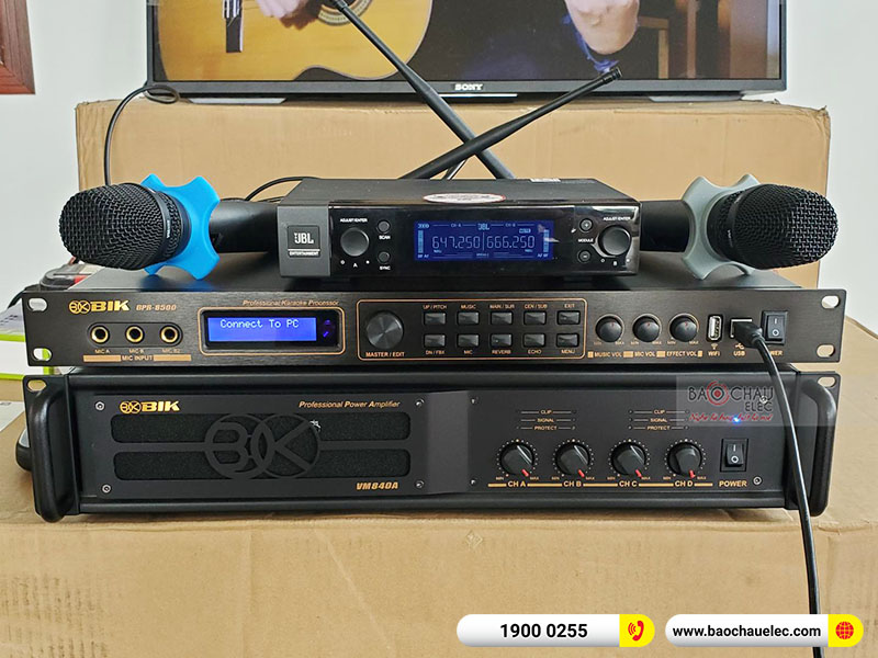 Lắp đặt dàn karaoke gia đình anh Điền tại Cần Thơ