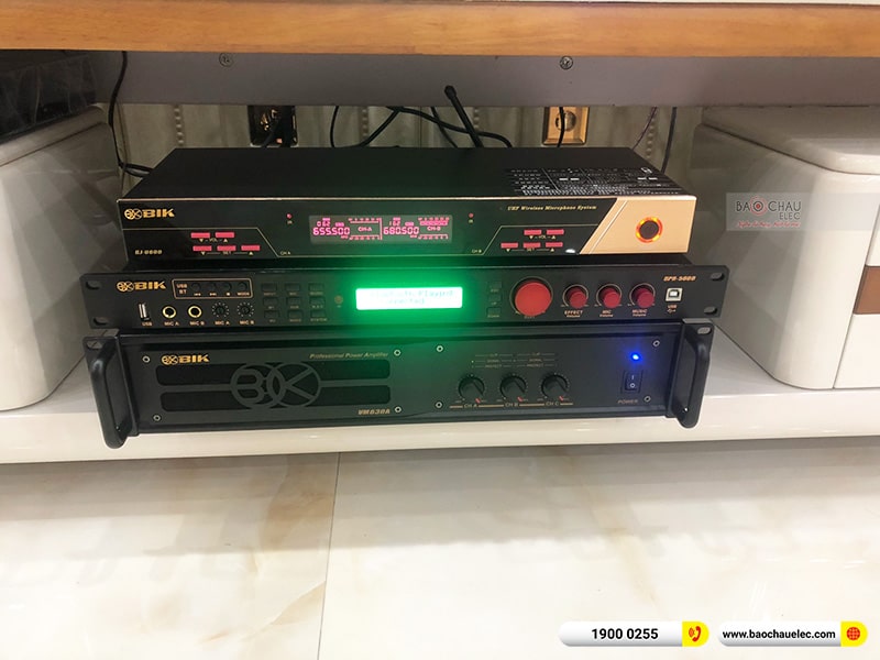 Lắp đặt dàn karaoke trị giá gần 50 triệu cho anh Công tại Đà Nẵng (BIK KSP-8012, VM630A, BPR-5600, BJ-W35, BJ-U600, BKSound M8) 