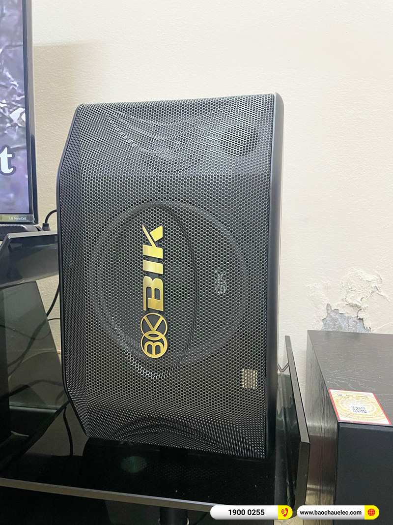 Lắp đặt dàn karaoke trị giá hơn 20 triệu cho cô Lan tại Đà Nẵng (BIK BQ-S63, BIK BJ-A88, BKSound SW312B, BJ-U100)