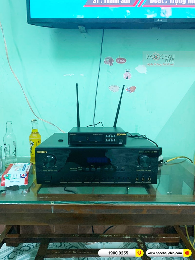 Lắp đặt dàn karaoke trị giá gần 20 triệu cho anh Khương tại Đà Nẵng