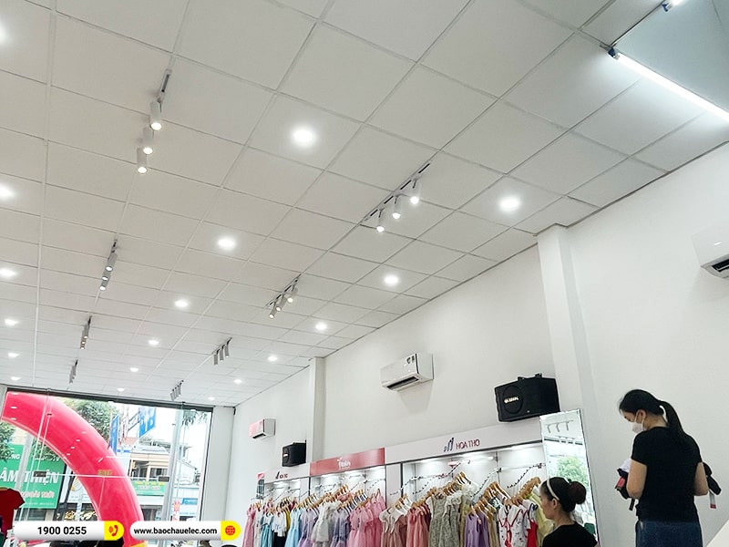 Lắp đặt dàn âm thanh Công ty Cổ phần Thời trang Hòa Thọ tại Đà Nẵng (BIK BJ-S668, BKSound DP3600 New) 