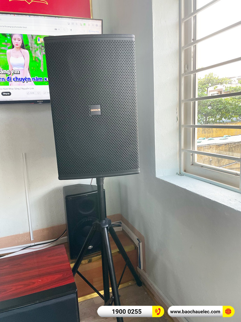 Lắp đặt dàn âm thanh hội trường cho Lữ Đoàn 3 tại Đà Nẵng (Domus DP6150, APP MZ86, X5 Plus, SW815, U900 Plus X)