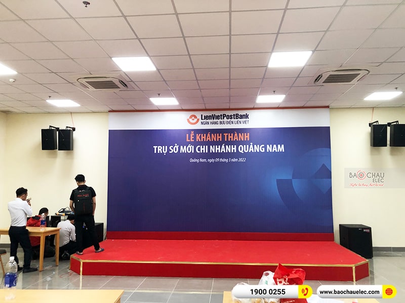 Lắp đặt hệ thống âm thanh hội trường cho ngân hàng tại Quảng Nam