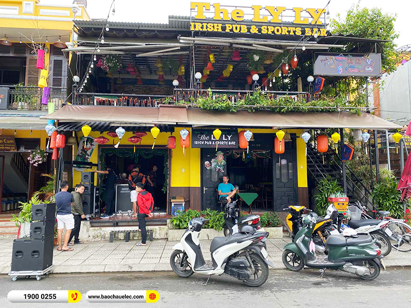 Lắp đặt d&agrave;n Array&nbsp;cho qu&aacute;n The LyLy Irish Pub & Sprots Bar tại Hội An (Array bksound 01, Alto Live 802, BIK BJ-U100)