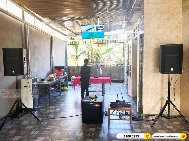 Dàn karaoke gia đình anh Bình 