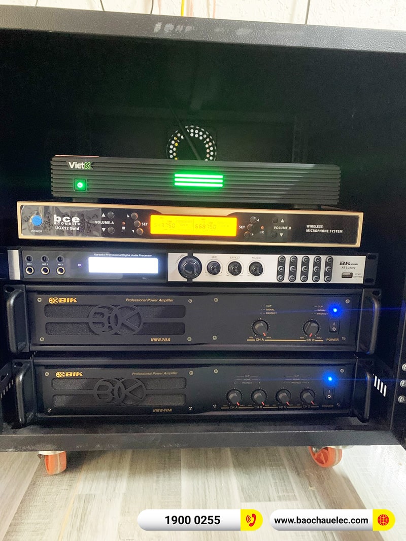 Lắp đặt dàn karaoke trị giá hơn 90 triệu cho anh Đức tại Gia Lai (Alto AT2000II, VM840A, VM820A, X6 Luxury, SXSub18+, UGX12 Gold, 4K Plus 4TB, Màn 22inch)