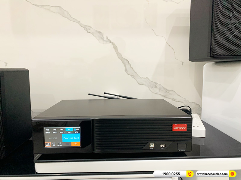 Lắp đặt dàn karaoke trị giá khoảng 20 triệu cho anh Dương tại Đà Nẵng (BIK BQ-S63, Lenovo K250)