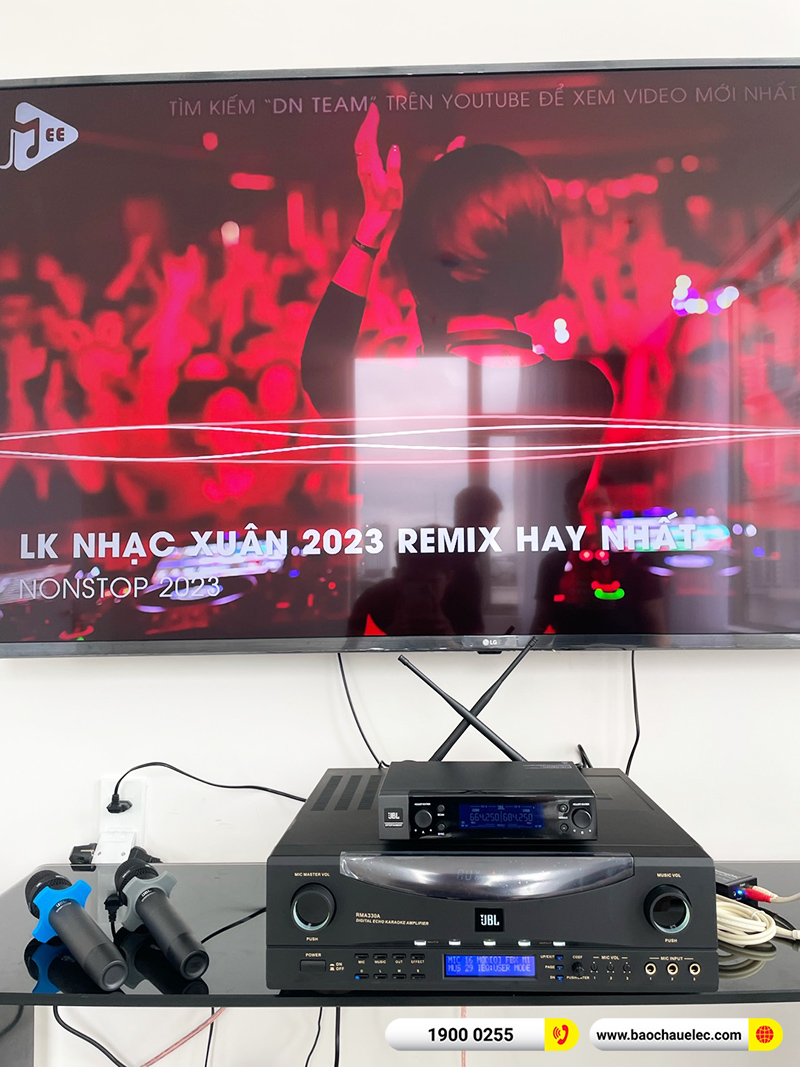 Lắp đặt dàn karaoke trị giá khoảng 30 triệu cho anh Duy tại Đà Nẵng (JBL CV1052T, JBL RMA-330A, JBL VM200) 