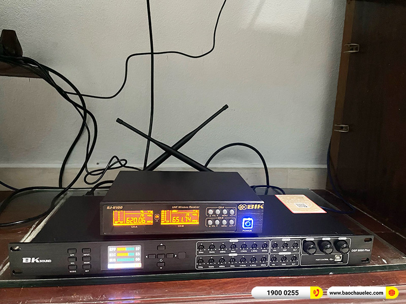 Lắp đặt dàn karaoke trị giá khoảng 20 triệu cho anh Khuyến tại Đà Nẵng (JBL RM210, DSP-9000 Plus, BIK BJ-U100) 
