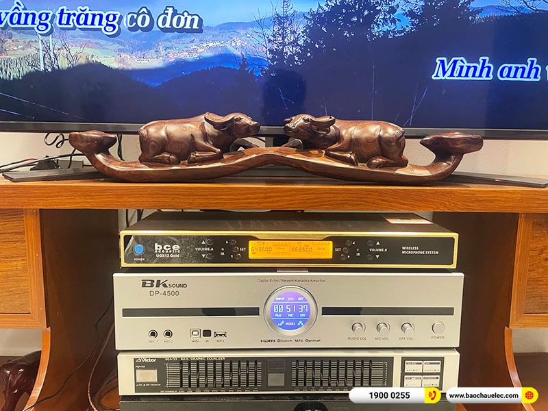 Lắp đặt dàn karaoke trị giá hơn 20 triệu cho anh Quang tại Đà Nẵng (BIK BJ-S968, BKSound DP4500, UGX12 Gold) 
