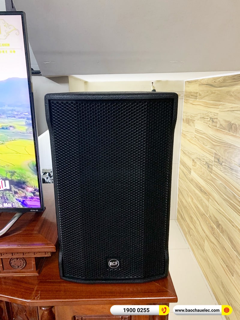 Lắp đặt dàn karaoke trị giá hơn 140 triệu cho anh Sơn tại Bình Định (RCF CMAX 4110, IPS3700, K9900II Luxury, 705AS II, BCE VIP6000) 