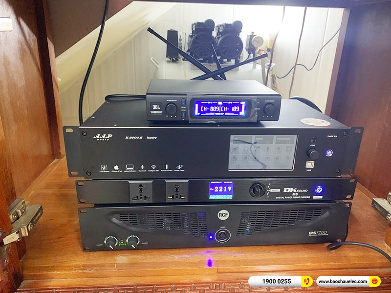 Lắp đặt dàn karaoke trị giá hơn 140 triệu cho anh Sơn tại Bình Định (RCF CMAX 4110, IPS3700, K9900II Luxury, 705AS II, BCE VIP6000) 