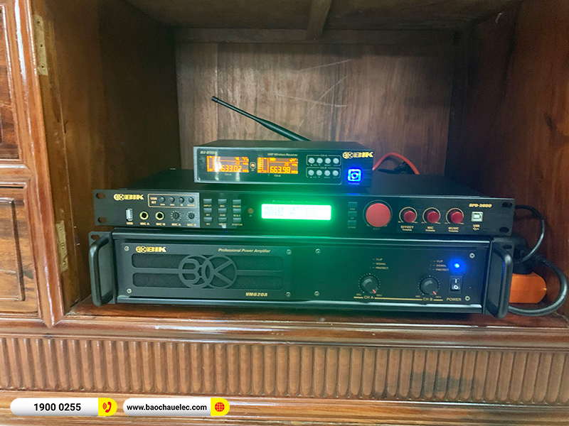 Lắp đặt dàn karaoke trị giá hơn 30tr cho chị Hoài tại Đà Nẵng (JBL CV1252T, VM620A, BPR-5600, BIK BJ-U100)