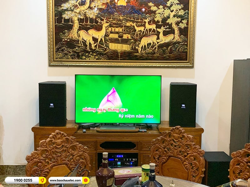 Lắp đặt dàn karaoke trị giá hơn 90 triệu cho chị Loan tại Đà Nẵng (JBL KP4012, Crown Xli3500, KX180A, JBL A120P, VM300, BKSound M8) 