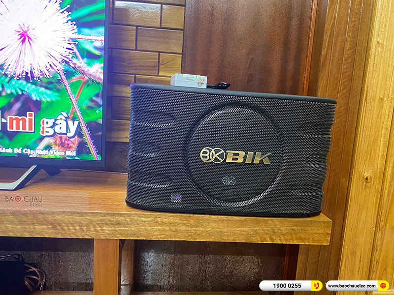 bộ dàn karaoke của gia đình anh Bình