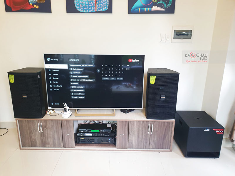 Lắp đặt d&agrave;n karaoke gia đ&igrave;nh anh Ch&acirc;u tại Đ&agrave; Nẵng