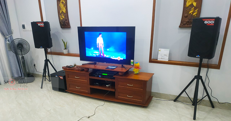 Dàn karaoke gia đình anh Đồng tại Đà Nẵng