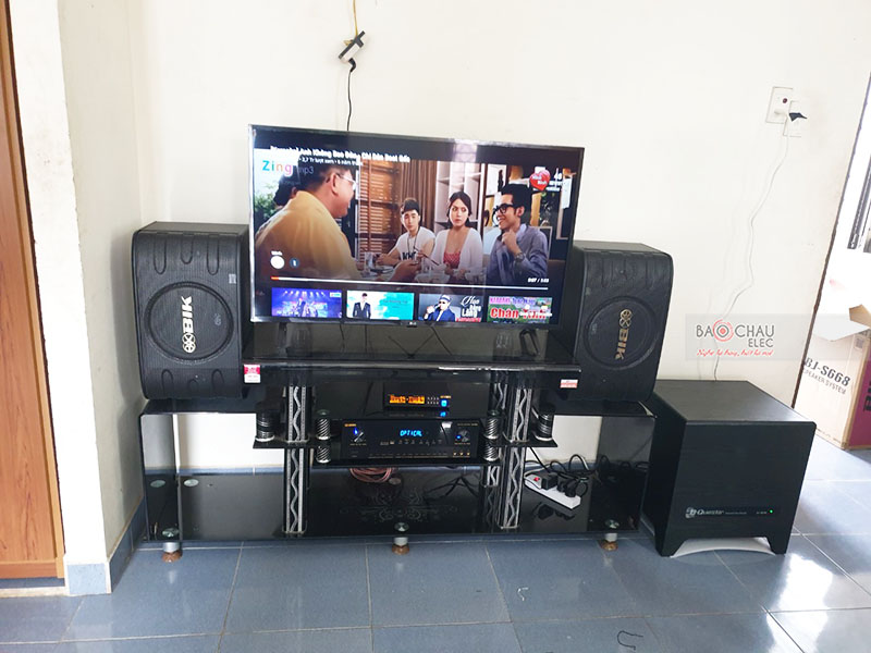 Dàn karaoke gia đình anh Quốc h4