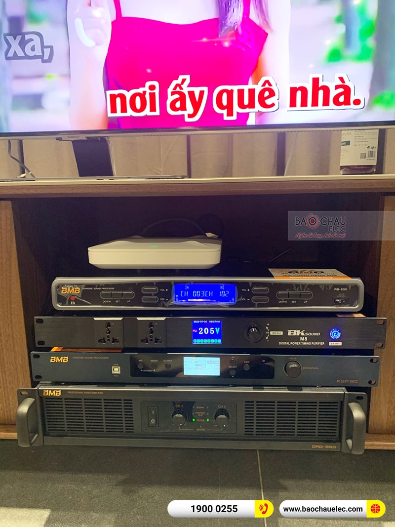 Lắp đặt dàn karaoke trị giá gần 90 triệu cho anh Văn tại Đà Nẵng