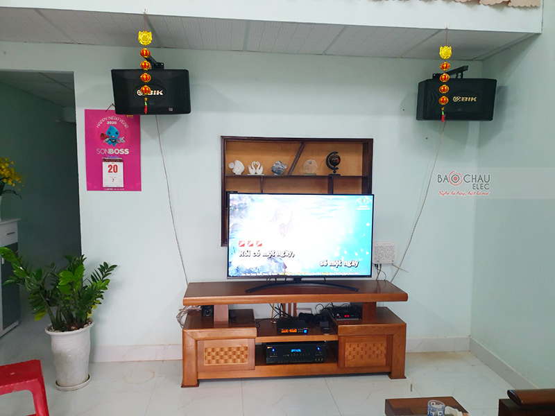 Lắp đặt dàn karaoke gia đình anh Ý tại Đà Nẵng